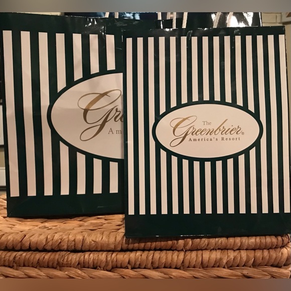 Set—2 shopping bags—The Greenbrier, America’s Resort! These look great framed! - Picture 5 of 6